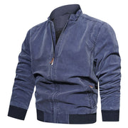 West Louis™ Mens Spring Casual Fleece Tactical Bomber Jacket