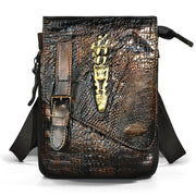 West Louis™ Vintage Style Cowhide Leather Satchel Bag