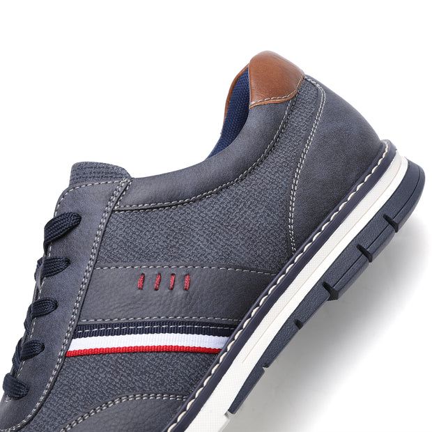 West Louis™ Brand Designer Autumn Lightweight Leather Sneakers