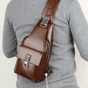 West Louis™ Business Casual Leather Crossbody Shoulder Bag