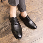 West Louis™ Luxury Business Oxford Leather Shoes