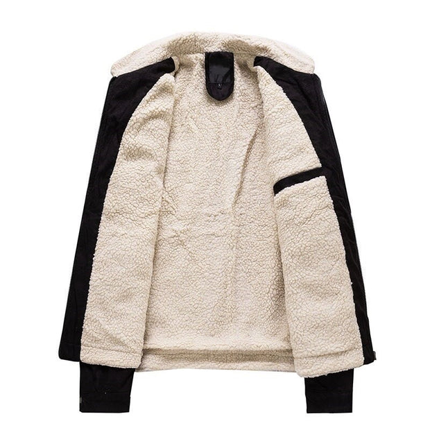 West Louis™ Thickened Warm Lamb Fleece Jacket