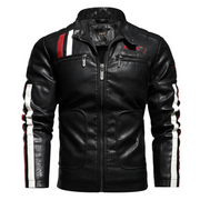 West Louis™ Moto Motorcycle Biker Leather Jacket