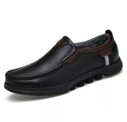 West Louis™ Warm Fur Formal Business Leather Shoes