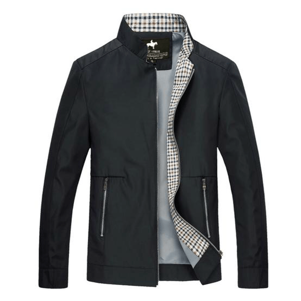 West Louis Business-Man Spring Jacket Black / 4XL | Male West Louis Business-Man Spring Jacket Black / 4XL | Male