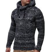 West Louis™ Knitted Turtleneck Top Sweater Hoodie