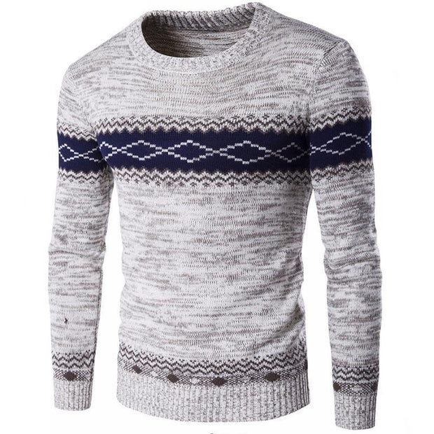 West Louis™ Diamond Knitted Warm Sweater
