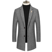 West Louis™ Single-breasted Woolen Business Casual Trench Coat