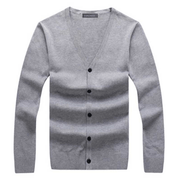 West Louis™ Cardigan Soft Easy Match Sweater Light Gray / M - West Louis