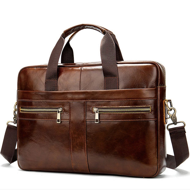 West Louis™ Genuine Leather Briefcase