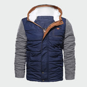 West Louis™ Designer Cotton Patchwork Jacket