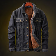 West Louis™ Cowboy Fleece Denim Jacket