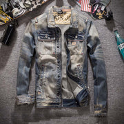 West Louis™ American Trendy Cowboy Jean Jacket