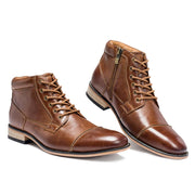 West Louis™ Vintage Fashion Brand Leather Boots
