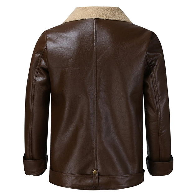 West Louis™ Outlaw Style Leather Jacket