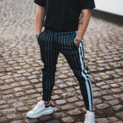 West Louis™ Style Striped Pencil Joggers