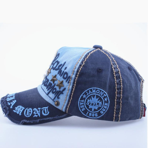 West Louis™ Embroidery Antique Style Baseball Cap  - West Louis