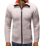 West Louis™ Style Zippered Plain Sweater