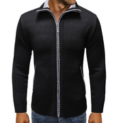 West Louis™ Style Zippered Plain Sweater