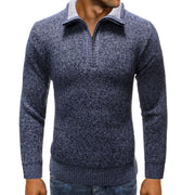 West Louis™ Knitted Neck Zipper Sweater