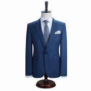 West Louis™ New York Slim Fit One Button Suit ( Blazer + Pants)  - West Louis