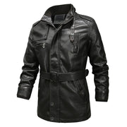 West Louis™ THE Greedy Gentle Season Leather Coat