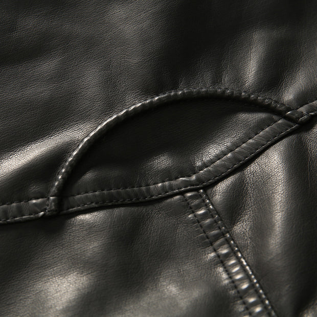 West Louis™ THE Greedy Gentle Season Leather Coat