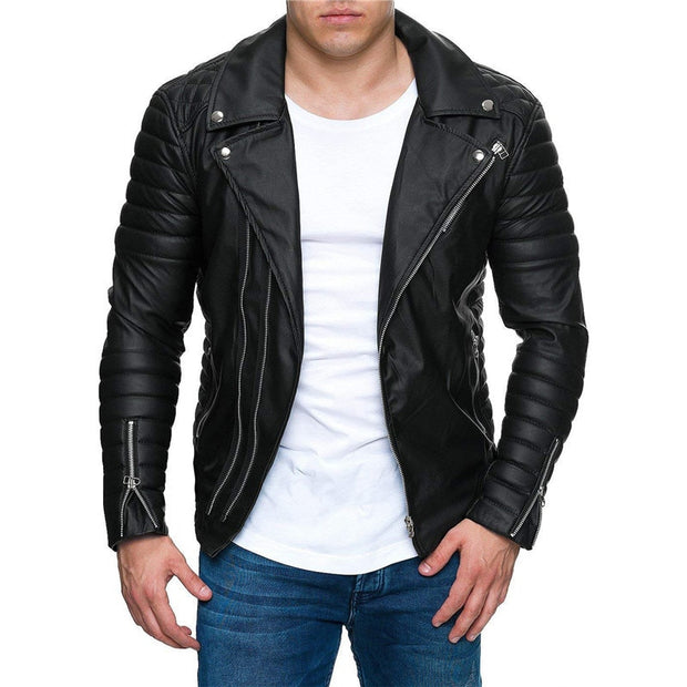 West Louis™ Classic Motorcycle Leather Jacket