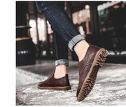 West Louis™ Designer Flats Male Casual Shoes