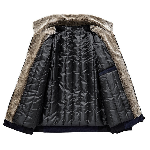 West Louis™ Fleece Corduroy Windbreaker Jacket