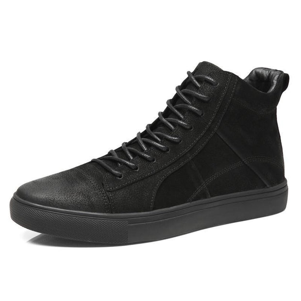 West Louis™ High Top Genuine Leather Sneakers