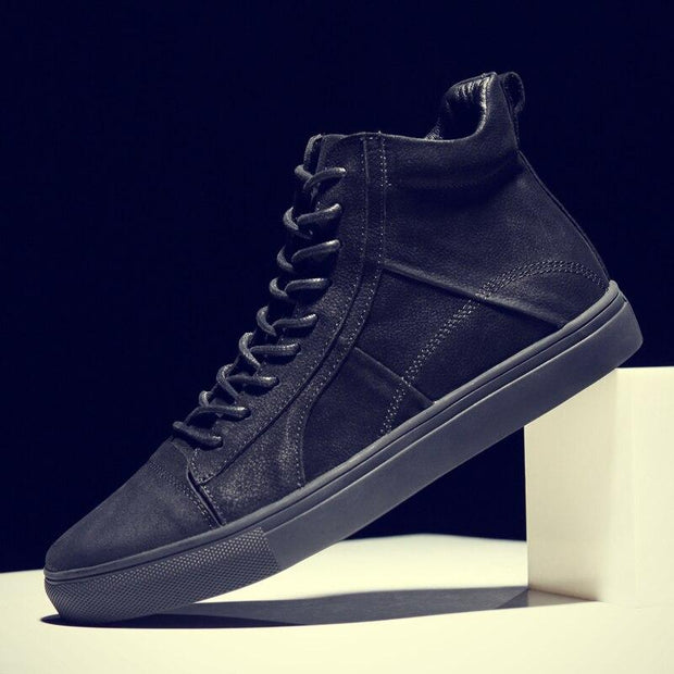 West Louis™ High Top Genuine Leather Sneakers