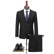 West Louis™ Slim Fit Elegant Business Style 2 Piece Suit