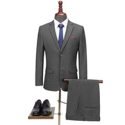 West Louis™ Slim Fit Elegant Business Style 2 Piece Suit