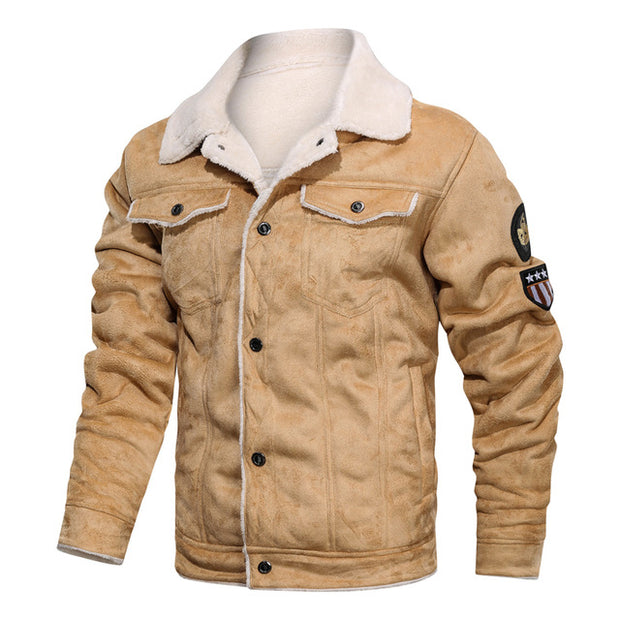 West Louis™ American Big Boss Leather Jacket