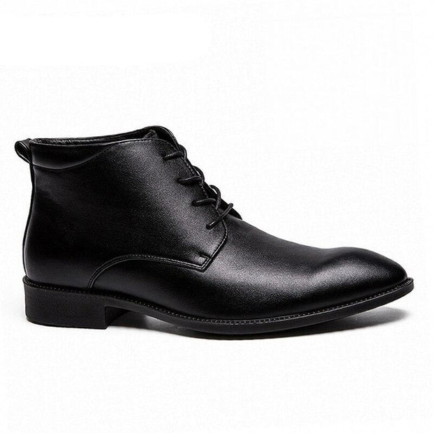 West Louis™ Elegant Business Toe Leather Boots