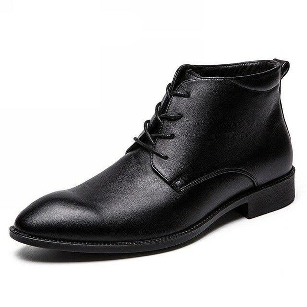 West Louis™ Elegant Business Toe Leather Boots