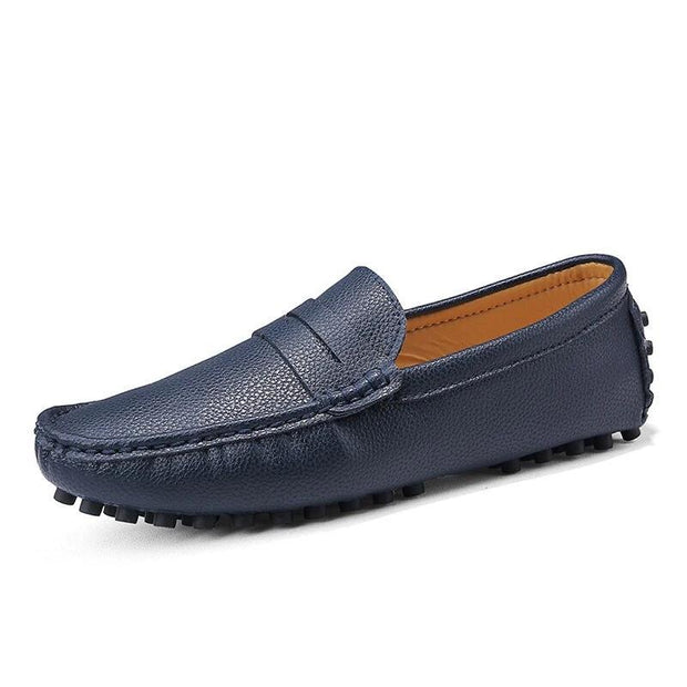 West Louis™ Genuine Leather Loafers With Spikes