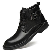 West Louis™ Hand Made Leather Classic Boots With Buckle