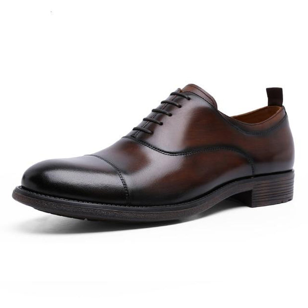 West Louis™ Gentleman Retro Patent Leather Oxford