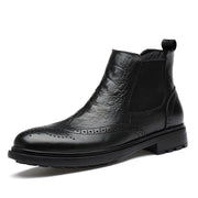 West Louis™ Alligator Design Chelsea Boots