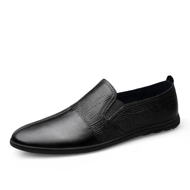 West Louis™ Genuine Leather Flat Summer Loafers