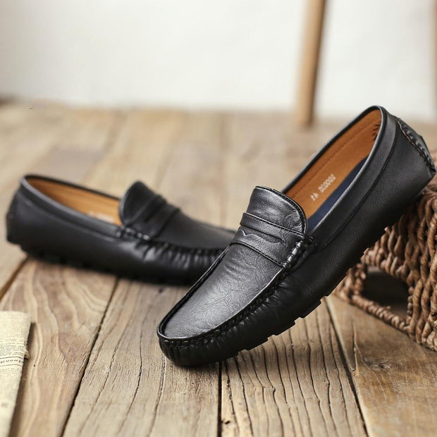 West Louis™ Autumn Casual Leather Moccasins