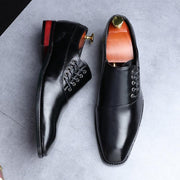 West Louis™ Trending Laces Style Elegant Leather Shoes