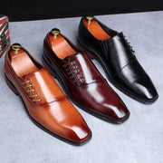 West Louis™ Trending Laces Style Elegant Leather Shoes