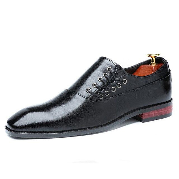 West Louis™ Trending Laces Style Elegant Leather Shoes