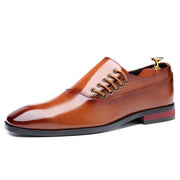 West Louis™ Trending Laces Style Elegant Leather Shoes