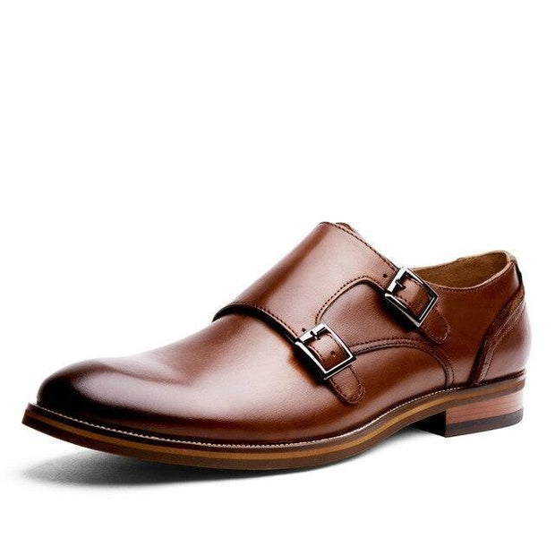 West Louis™ Casual Genuine Leather Formal Shoes