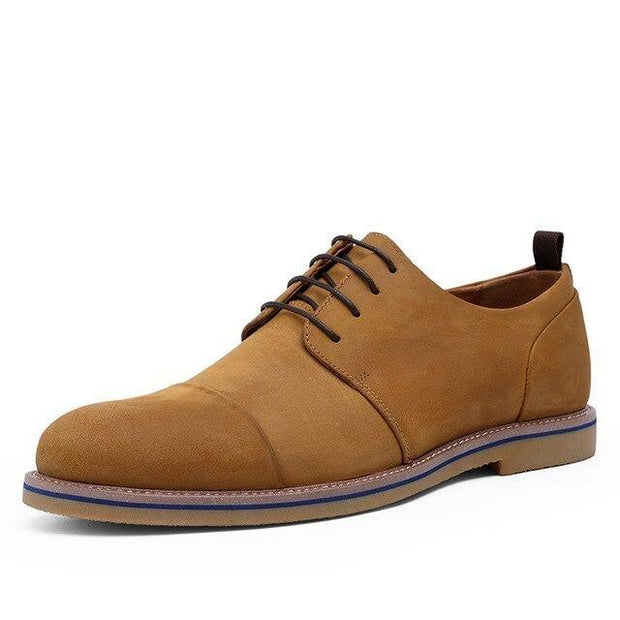 West Louis™ Breathable Genuine Leather Derby Shoes