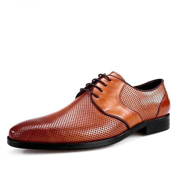 West Louis Breathable Genuine Leather Dress Shoes Black / 6 | male West Louis Breathable Genuine Leather Dress Shoes Black / 6 | male